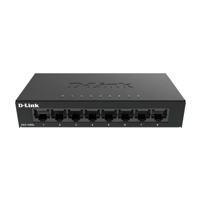 D-Link DGS-108GL, Unmanaged, Gigabit Ethernet (10/100/1000)