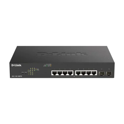 D-Link DGS-1100-10MPV2, Managed, L2, Gigabit Ethernet (10/100/1000), Power over Ethernet (PoE), Rack mounting, 1U