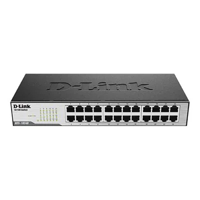 D-Link DES-1024D, Unmanaged, Full duplex