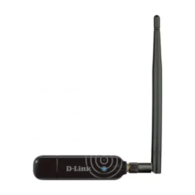 D-Link DWA-137, Wireless, USB, WLAN, Wi-Fi 4 (802.11n), Black