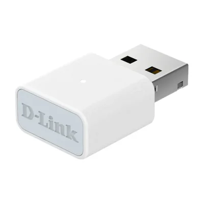D-Link N300 Wi-Fi 4 USB Adapter, Wired & Wireless, USB, WLAN, White