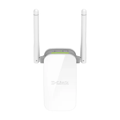 D-Link N300 Wi-Fi Range Extender, Network repeater, 300 Mbit/s, 10,100 Mbit/s, External, IEEE 802.3u, 802.11g, Wi-Fi 4 (802.11n)