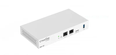 D-link Nucillas wireless controller DNH-100, Manages up to 100 Wireless Access Points (APs), 1 x 1000 Base-T Ethernet Port, 1 x USB 3.0 Port, 1 x Micro SD Slot, Pre-loaded with Nuclias Connect Management Software, WPA2/WPA3 Support, IEEE 802.3ab/u/x 