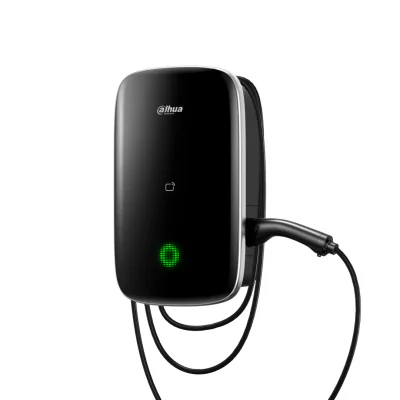 Dahua EV Charger D-Volt AIR 7kW, 1P, 32A max, 5M Cable, IP66/IK10, Plug&Play/RFID/APP, Supports Dynamic Load Balancing and solar charging.