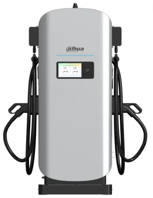 Dahua EV Fast Charger D-Volt Nova 60kW, 3P, 400V, 200A max, 2x CCS2, 2x 5M Cable, cable management system, IP55/IK10/IK08, 10.1 inch Display, LAN, 4G, Wi-Fi, opp. temperature –30 °C to +55 °C