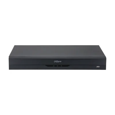 Dahua Technology 32CH Penta-brid 5MP Value/1080P 1U 2HDDs WizSense Digital Video Recorder, Black, 3840 x 2160 pixels, H.264, H.264+, H.265, H.265+, G.711 A-law, G.711 μ-law, PCM, Embedded LINUX, 2-way