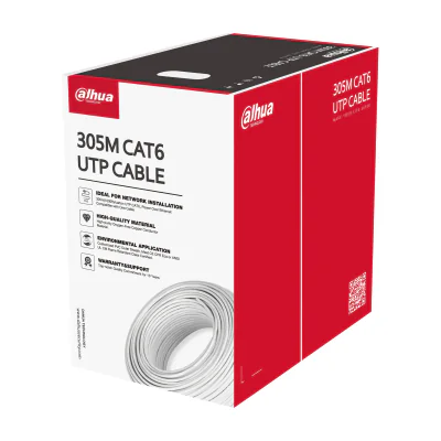 Dahua Technology DH-PFM920I-6UN-C, 305 m, Cat6, U/UTP (UTP), White