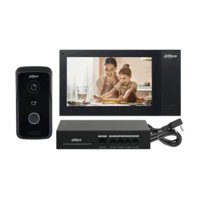 Dahua Technology DHI-KTP02, Black, Wired, 221.5 x 119.6 x 21.5 mm, CMOS, 25.4 / 4 mm (1 / 4"), H.264