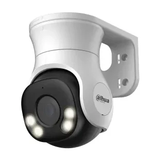 Dahua Technology Lite 4K Smart Dual Light HDCVI Fixed-focal Bullet Camera, CCTV security camera, Indoor & outdoor, Wired, 43.9 m, Ceiling/Wall/Pole, White, Black