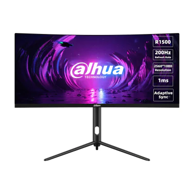 Dahua Technology LM30-E330CA, 76.2 cm (30"), 2560 x 1080 pixels, UltraWide Full HD, LCD, 1 ms, Black, Red