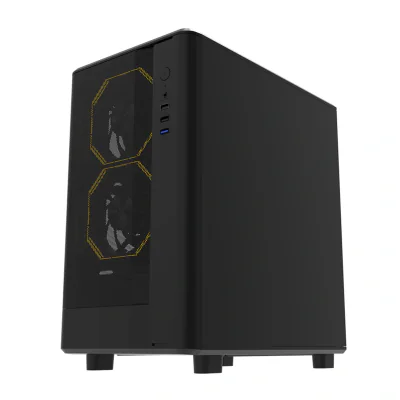 Darkflash DB330M Mesh carcasă pentru calculator (negru)