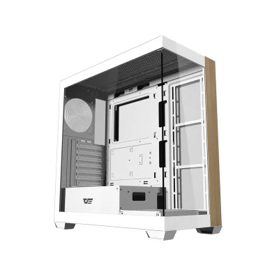 Darkflash DS900W carcasă pentru calculator fără ventilatoare (alb)