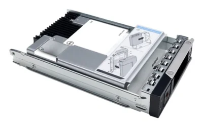 Dell - 480GB SSD SATA 6Gbps Read Intensive 512e 2.5in with 3.5in HYB carrier, 1DWPD, CK "345-BJSM-05"