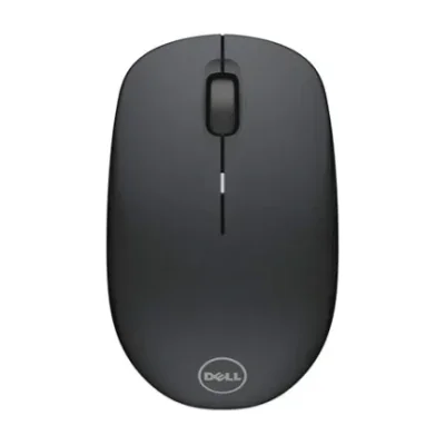 DELL Black Wireless Mouse-WM126, Ambidextrous, Optical, RF Wireless, 1000 DPI, Black