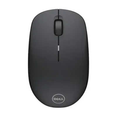 DELL Black Wireless Mouse-WM126, Ambidextrous, Optical, RF Wireless, 1000 DPI, Black