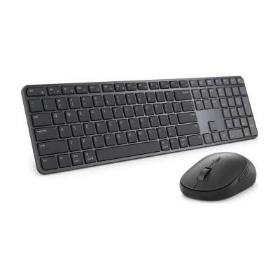 DELL Pro 7 Slim KM726, Wireless, RF Wireless + Bluetooth, Scissor key switch, QWERTY, Black, Mouse included