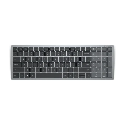DELL Pro Plus Compact Keyboard - KB740 - US International (QWERTY), Full-size (100%), Wireless, RF Wireless + Bluetooth, Scissor key switch, QWERTY, Grey, Black