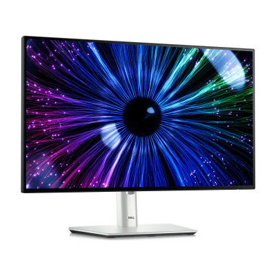 DELL UltraSharp U2424HE, 60.5 cm (23.8"), 1920 x 1080 pixels, Full HD, LCD, 8 ms, Black, Silver