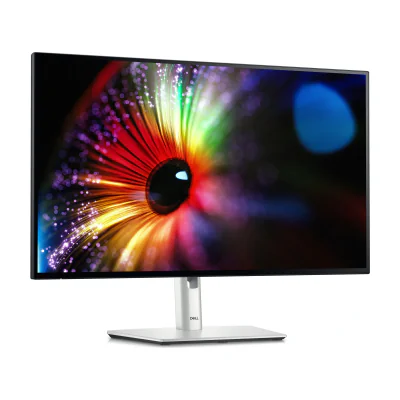 DELL UltraSharp U2724D, 68.6 cm (27"), 2560 x 1440 pixels, Quad HD, LCD, 8 ms, Black, Silver