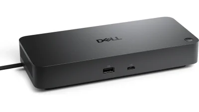 DELL WD25, Wired, USB 3.2 Gen 2 (3.1 Gen 2) Type-C, 100 W, 10,100,1000,2500 Mbit/s, Black, 2500 Gbit/s