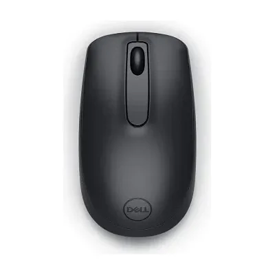 DELL WM118, Ambidextrous, Optical, RF Wireless, 1000 DPI, Black