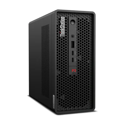 Desktop Business Lenovo ThinkStation P3 Ultra SFF Gen 2 , Intel Core™ Ultra 9 285, 24C (8P + 16E) / 24T, Max Turbo up to 5.6GHz, 36MB Intel® Smart Cache, video 1x NVIDIA® RTX 4000 SFF Ada Generation 20GB, RAM 2x 32GB CSODIMM DDR5-6400 Non-ECC; Two DD