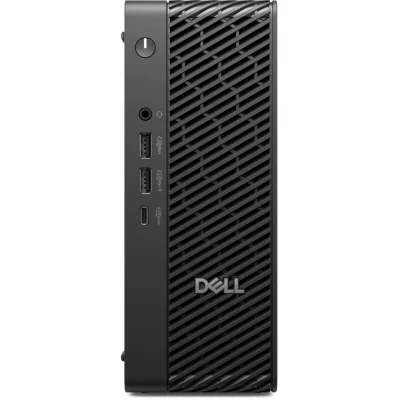 Desktop Workstation Dell Pro Max Micro FCM2250 cu procesor Intel Core Ultra 7 265 pana la 5.3 GHz, 16GB DDR5, 512GB SSD, RTX A4000, Linux, Black, 3 ani garantie