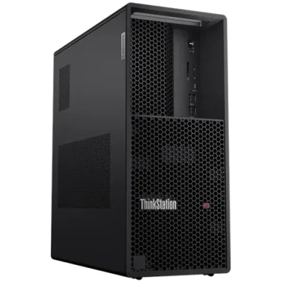 Desktop Workstation Lenovo ThinkStation P3 Gen 2 cu procesor Intel Core Ultra 7 265 pana la 4.6 GHz, 64GB DDR5, 1TB SSD, RTX 2000 Ada, Windows 11 Pro, Black, 3 ani garantie