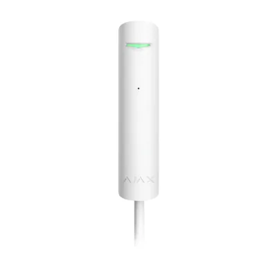 Detector cablat geam spart AJAX GLASSPROTECT FIBRA (WHT)