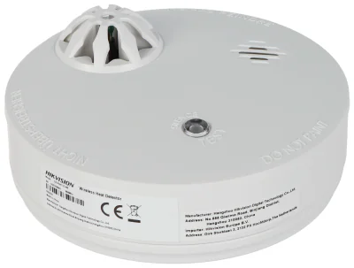 Detector de căldură wireless 868 MHz HIKVISION DS-PDHT-E-WE