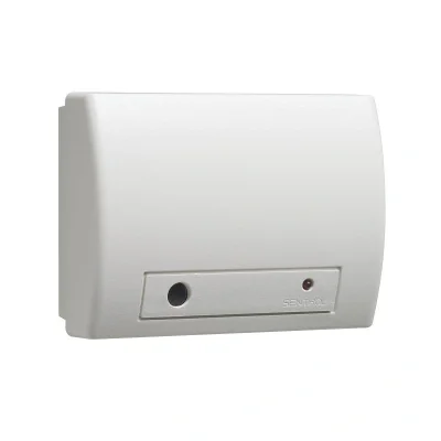Detector de geam spart WIRELESS, DSC PG-8912, Raza de detectie - 6 metri, Indicator de nivel de semnal radio, Indicator stare baterie, Tehnologie PowerG