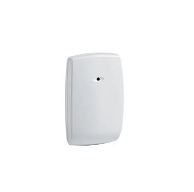 Detector de geam spart wireless HoneyWell FG8M Dispune de tehnologie FlexCore™ si Flexguard™ pentru eliminarea alarmelor false, Comunicare bi-directionala, Raza de detectie 7.6m, Are 4 sensibilitati selectabile, Durata de viata baterie 5 ani.