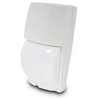 Detector de miscare exterior Scut dublu conductor al elementului pyro- electric, Detector IR de exterior / IP 54, Inaltime montaj recomandata : 2,5 m, Inaltime montaj recomandata alee animale: 1,2 - 1,5, Acoperire: 12 m / 90 grade, Zone de detectie -