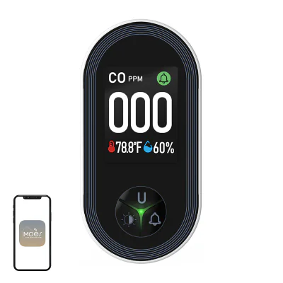 Detector de monoxid de carbon MOES S02-CO