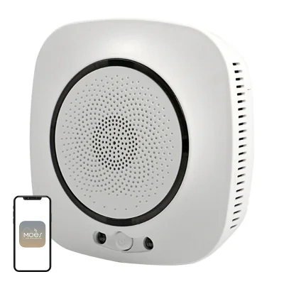 Detector de monoxid de carbon MOES WSS-CO cu conexiune Wi-Fi