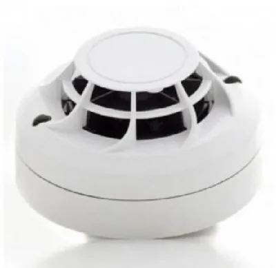 Detector de temperatura rate of rise Morley-IAS cu izolator, culoare Ivory; 52051RE-RF;Tehnologie de rețea MESH wireless cu comunicare bidirecțională;  Două căi de comunicare către fiecare dispozitiv wireless; 18 canale RF la 865 Mhz-870 Mhz; 2 anten