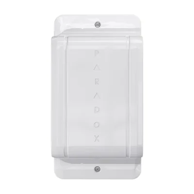 Detector digital cu vedere laterală, Paradox NV780MX, și 4 senzori duali cu anti-mascare și imunitate la animale - seria ENVY; modelul încorporează 2 detectoare IR pasive, dispuse la 180°, cu câte 2 elemente de detecție (total 8 raze înguste); NV780M