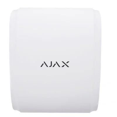 Detector miscare tip cortina DualCurtain Outdoor, wireless, alb - AJAX; Protectie eficienta la exterior prin doua sisteme optice independente cu cate doi PIR fiecare, analiza digitala, antimasking; Detectie miscare: 4 ÷ 15 m fiecare sistem optic, Sen