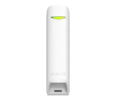 "Detector miscare tip cortina MotionProtect Curtain, wireless, alb - AJAX; Detectie miscare: 6 - 15 m reglabila, Sensibilitate: ajustabila 3 nivele, Unghi detectie: 6° orizontal, 90° vertical; Viteza detectie: 0.3 ÷ 2 m/s; Timp alarmare: 0.15 s; Senz