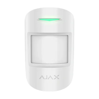Detector PIR + MW wireless de interior MotionProtect Plus (WHT)