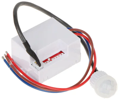 Detector PIR pentru comanda iluminatului EL HOME MD-15B7, 230 V AC