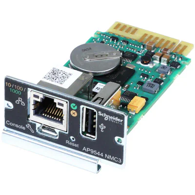 Device monitoring and management, Network Management Cards, NMC3 for Easy UPS On-Line, secure remote UPS monitoring and management