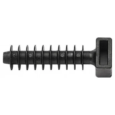 Diblu suport ancorare bride 10 x 37 black (100buc) - ELEMATIC, "5458"