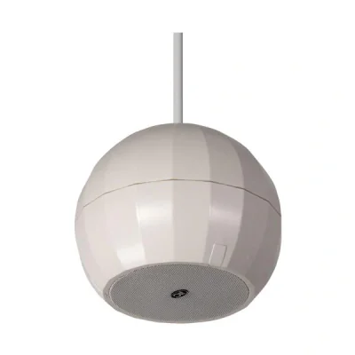 Difuzor suspendat ITC T-200DW, pentru sisteme de Public Address (PA), trepte 3.8W-7.5W-15W@100V, speaker 6inch, Max. SPL (Rated W/1M) 98dB, frequency response 100-16KHz, material carcasa ABS si grila metalica, culoare alba, dimensiuni 255 x 460mm, gr