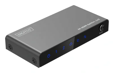 Digitus 4K HDMI Splitter, 1x2 (black, with downscaler) "DS-55336"