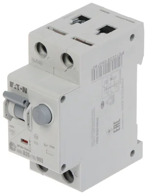 Disjunctor diferențial monofazat EATON HNB-B25/1N/003, 25 A, 30 mA, tip AC