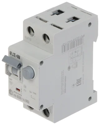 Disjunctor diferențial (RCBO) monofazat EATON HNB-B20/1N/003, curba B, 20 A, 30 mA, tip AC