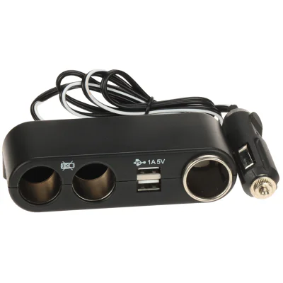 Distribuitor auto BLOW RZS-1W/3G, max. 10 A, 2 x USB-A