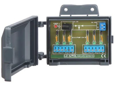 Distribuitor de alimentare DELTA LZ-6/POL, 2 intrări, 6 ieșiri