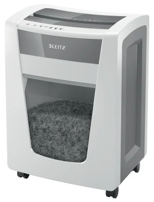 Leitz IQ Office Pro Paper Shredder P6 +, Micro-cut shredding, 23 cm, 1 x 5 mm, 30 L, 390 sheets, 55 dB